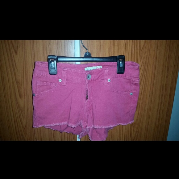 Pink Jean shorts