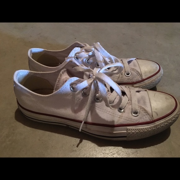 White low top Converse