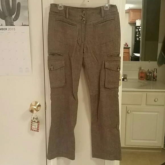 Aaayal brown herringbone pants