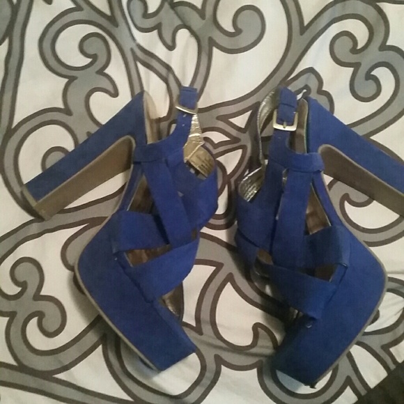 Blue heels