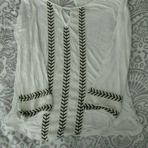 Embroidered American Eagle Top