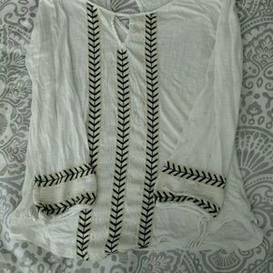 Embroidered American Eagle Top