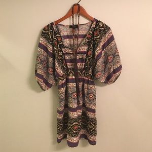 Boho pattern dress