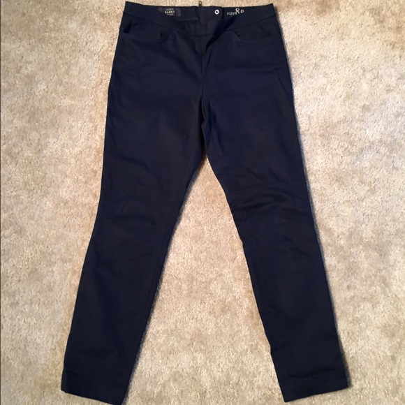 J.Crew "Dannie" navy blue skinny pants. Size 8p