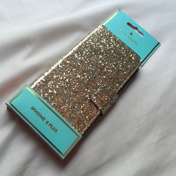 Kate Spade Glitterbug iPhone 6 Plus Folio
