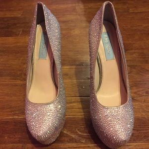 Betsey Johnson Sparkled High Heels