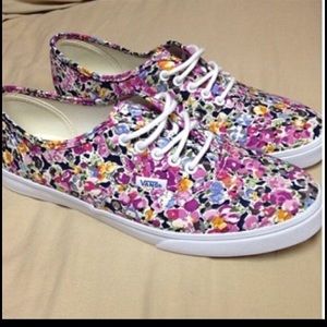Flowered vans