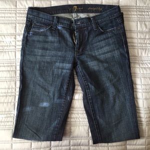 7 for all mankind straight leg jeans