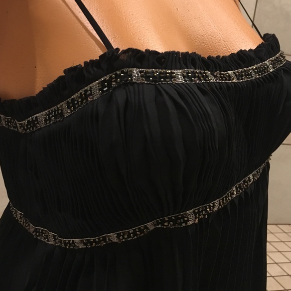 Express Black Baby Doll Top - Picture 2 of 4