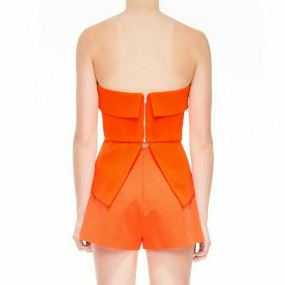 [SOLD] Finders Keepers Bustier Orange - Picture 4 of 4
