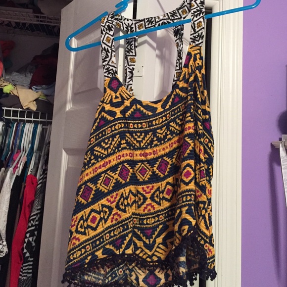 Cute Aztec crop top