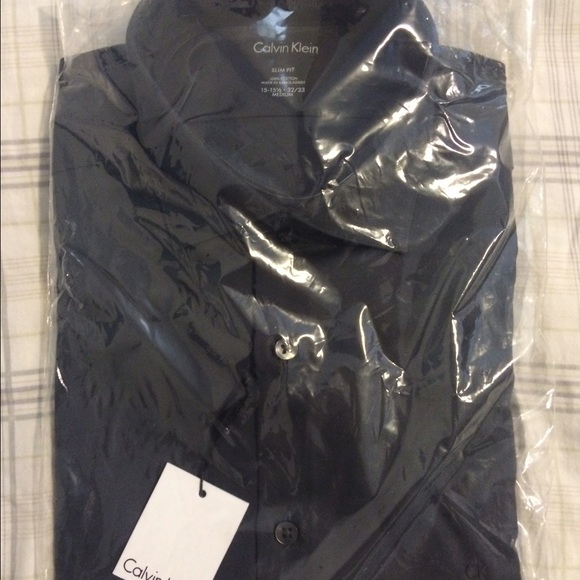 Men's Calvin Klein Dress Shirt NWT in bag