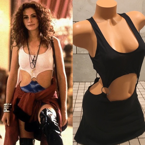 Black Cutout Dress - Pretty Women Inspired