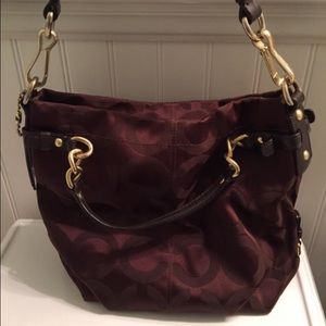 Brown coach bag