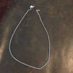 Waxing Poetic Sterling chain 16"-18"