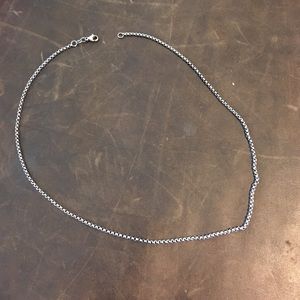 James Avery box chain 16 inches
