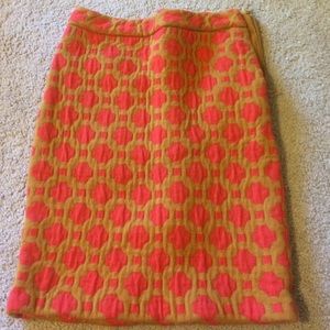 geometric anthro skirt