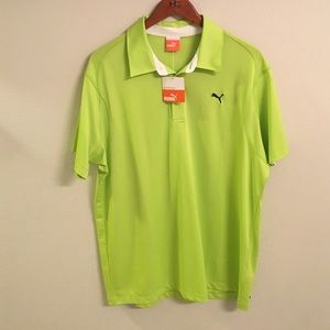 Brand new men's puma golfing shirt (L)