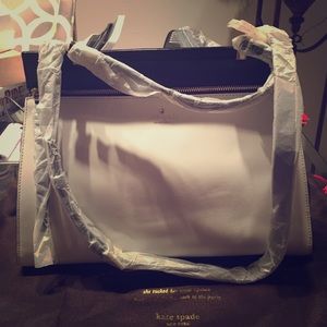 Kate Spade Black brown and white Kegan Handbag