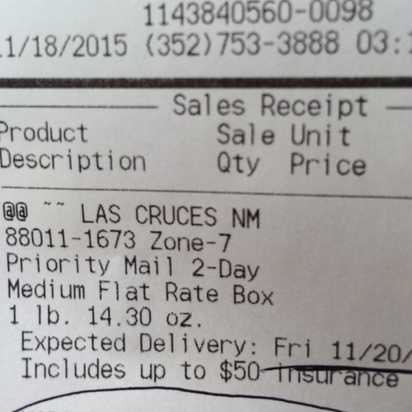 Proof of shipping - Picture 1 of 1