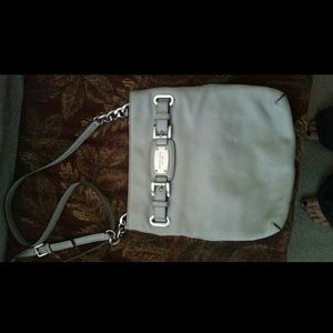 MK CROSSBODY silver hardware