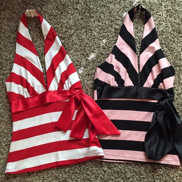 ARDEN B Halter Tops (2) - Picture 1 of 4