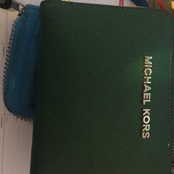 Michael Kors Dark Green wallet