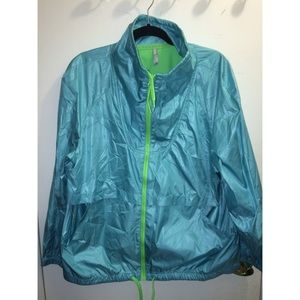Beautiful blue and green Wind breaker