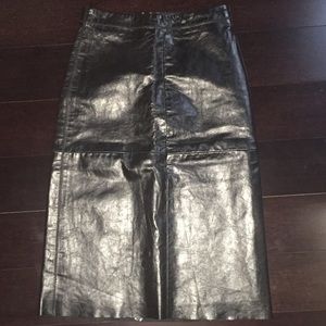 NWT GAP leather skirt