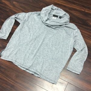 Metaphor Sz Large gray cowl neck shirt Super Cute