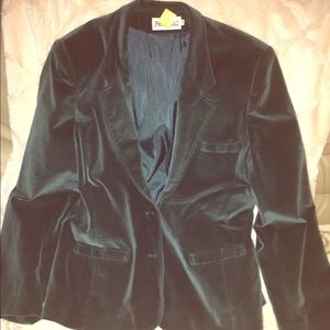 Velour blazer