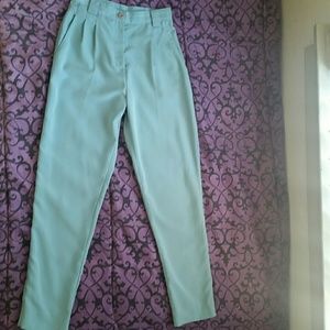 American Apparel Micro-Poly High-Waisted Pleated P