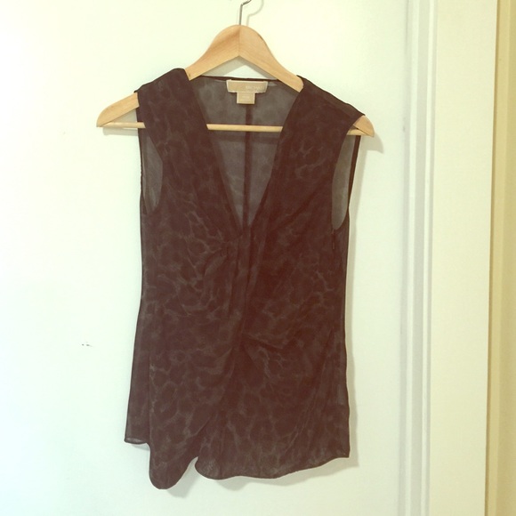 Green Micheal Kors top