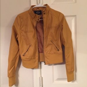 Faux leather jacket