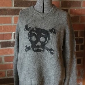 Lucky Brand Wool Skull Sweater