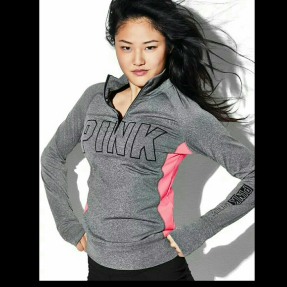 💕Vs pink ultimate half zip.