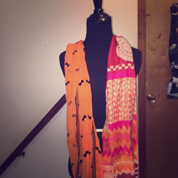 Accessories - Orange Scarf Bundle