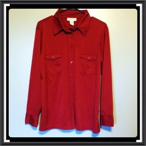 Express Button Down Blouse