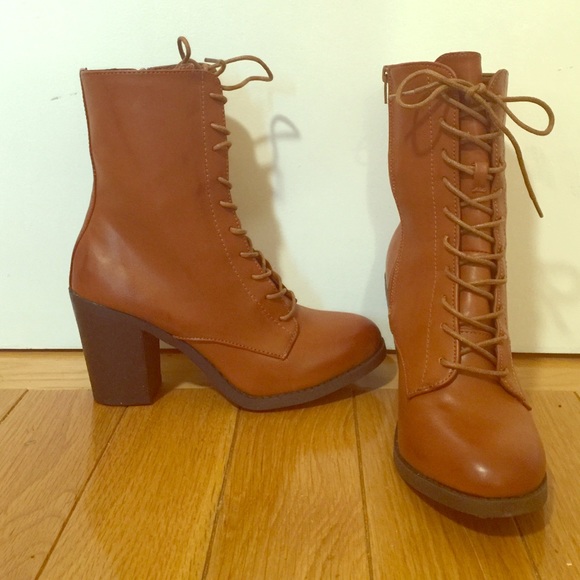 Brown booties