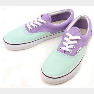 Mint/Purple Vans