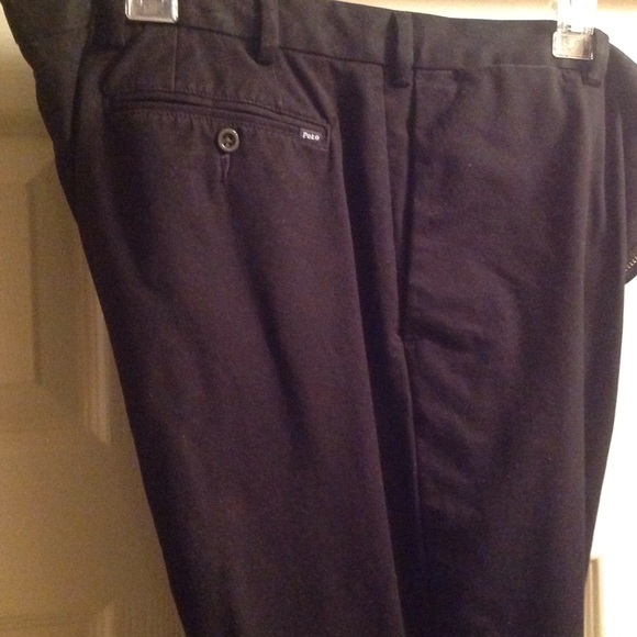 MENS!! Black polo slacks - Picture 3 of 4