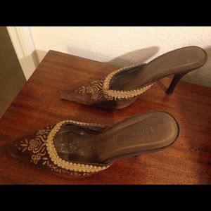 Nice Brown Mules Heels