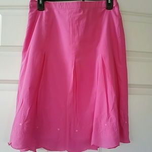 Pink skirt