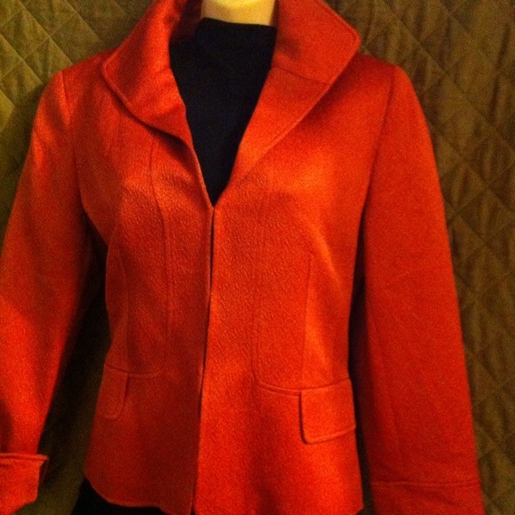 ELLEN TRACY Wool/Silk Blazer - Picture 3 of 4