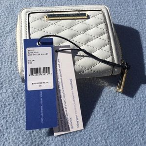 Rebecca Minkoff mini Ava zip wallet Fog