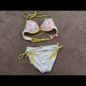 Victoria's Secret Sequin Push-up Bikini 32A