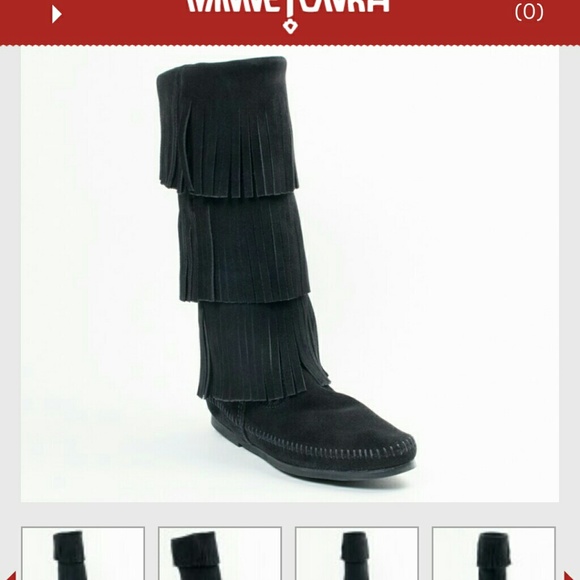 Authentic Minnetonka Moccasins boots