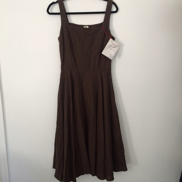 🚫SOLD: Guiltless Chocolate "Vintage" Dress 🚫 - Picture 2 of 4