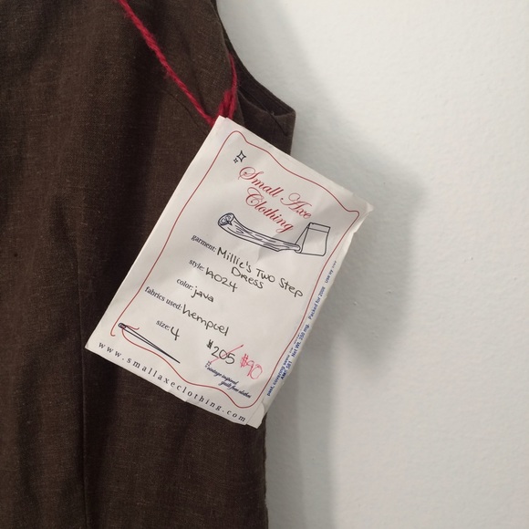 🚫SOLD: Guiltless Chocolate "Vintage" Dress 🚫 - Picture 4 of 4