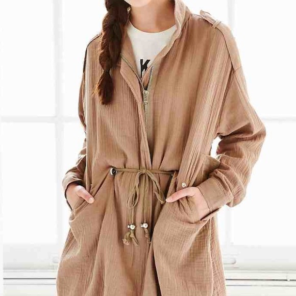 Urban Outfitters UNIF Cotton Overcoat Jacket - Picture 3 of 4